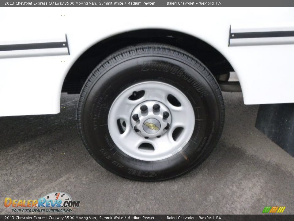 2013 Chevrolet Express Cutaway 3500 Moving Van Summit White / Medium Pewter Photo #10