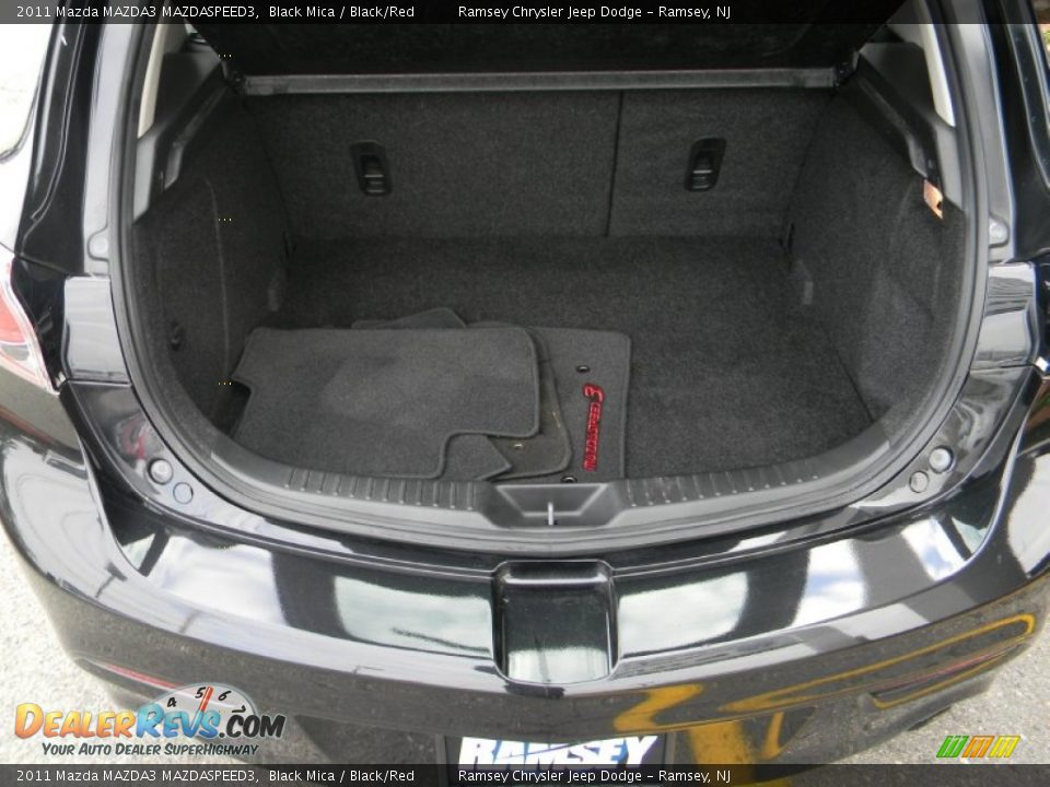 2011 Mazda MAZDA3 MAZDASPEED3 Black Mica / Black/Red Photo #9