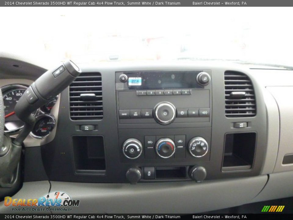 2014 Chevrolet Silverado 3500HD WT Regular Cab 4x4 Plow Truck Summit White / Dark Titanium Photo #16