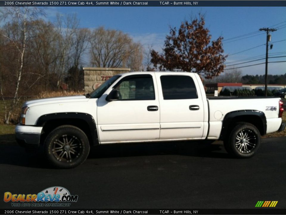 2006 Chevrolet Silverado 1500 Z71 Crew Cab 4x4 Summit White / Dark Charcoal Photo #1