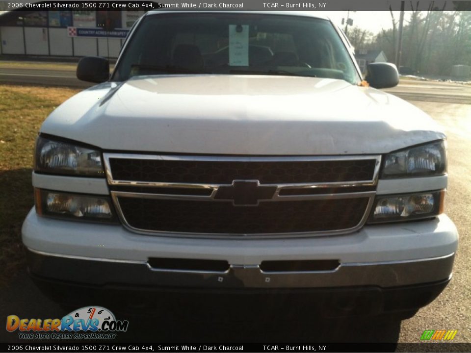 2006 Chevrolet Silverado 1500 Z71 Crew Cab 4x4 Summit White / Dark Charcoal Photo #3