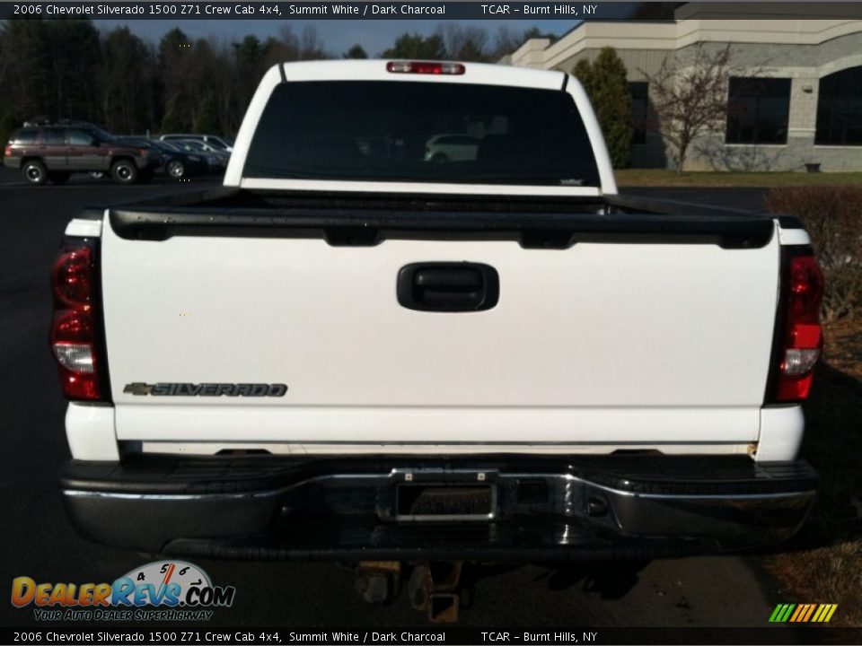 2006 Chevrolet Silverado 1500 Z71 Crew Cab 4x4 Summit White / Dark Charcoal Photo #6