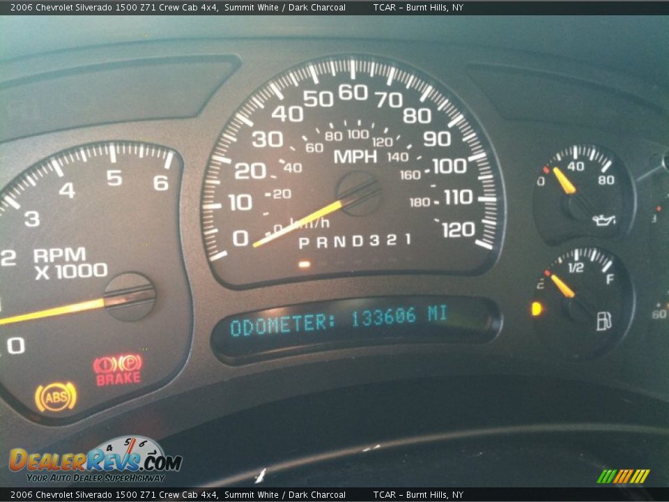 2006 Chevrolet Silverado 1500 Z71 Crew Cab 4x4 Summit White / Dark Charcoal Photo #13