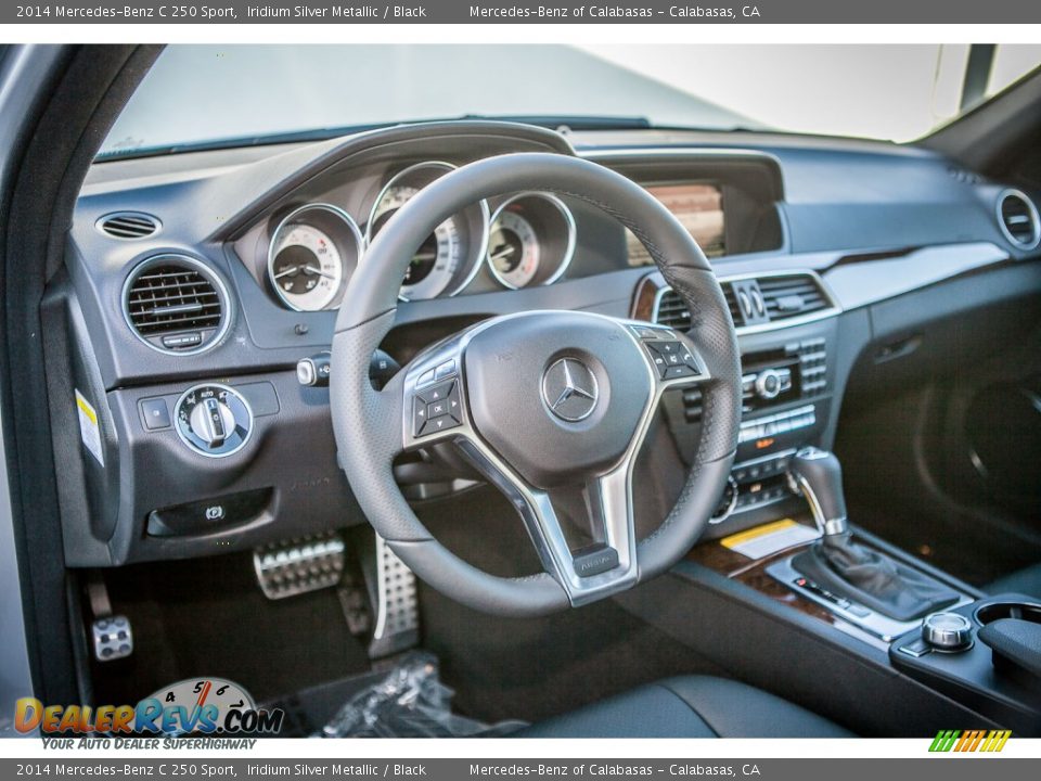 2014 Mercedes-Benz C 250 Sport Iridium Silver Metallic / Black Photo #5