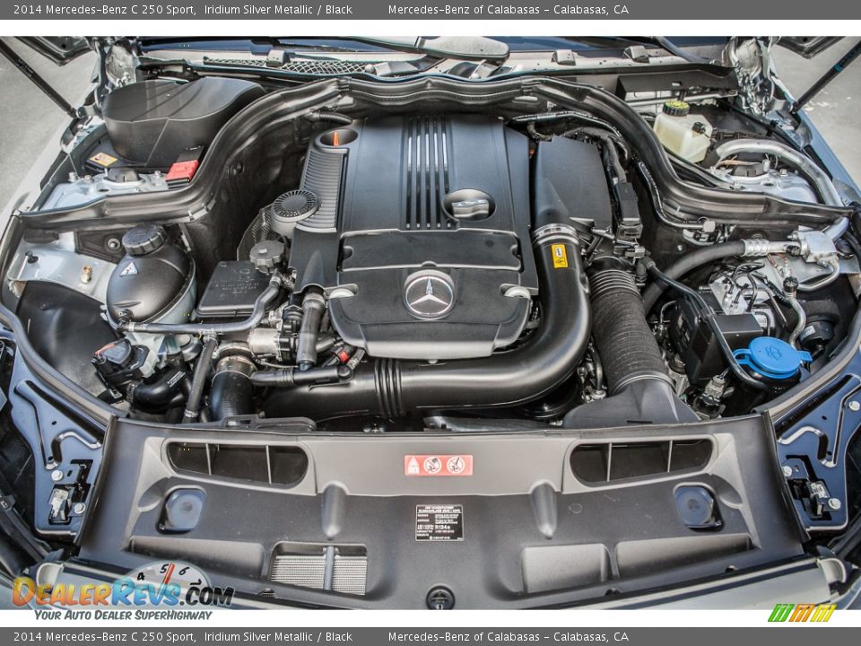 2014 Mercedes-Benz C 250 Sport Iridium Silver Metallic / Black Photo #9