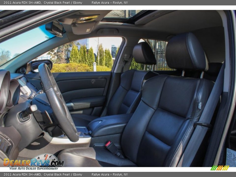 2011 Acura RDX SH-AWD Crystal Black Pearl / Ebony Photo #11