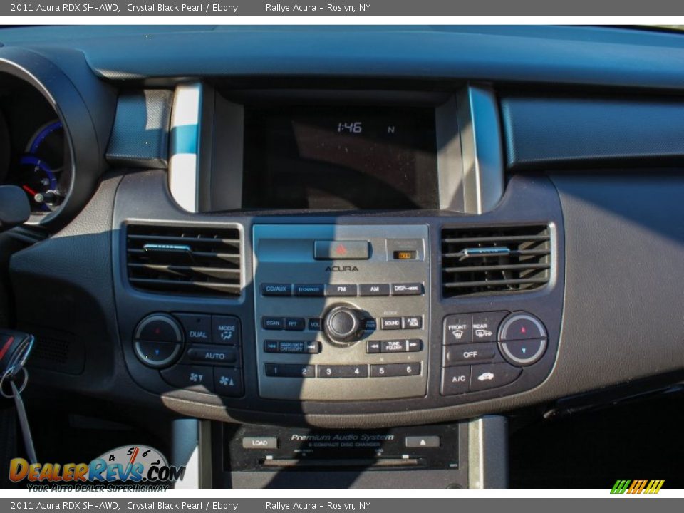 2011 Acura RDX SH-AWD Crystal Black Pearl / Ebony Photo #12