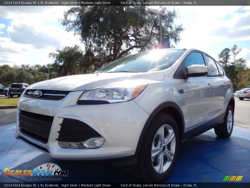 2014 Ford Escape SE 1.6L EcoBoost Ingot Silver / Medium Light Stone Photo #1