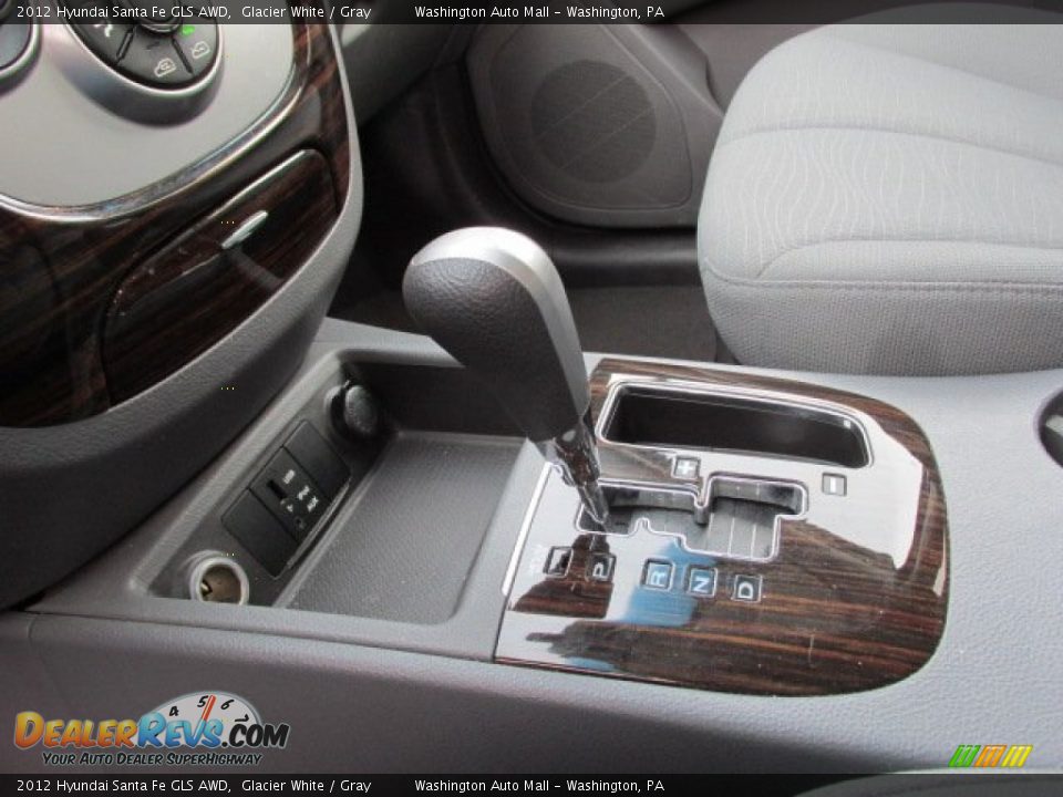 2012 Hyundai Santa Fe GLS AWD Glacier White / Gray Photo #13