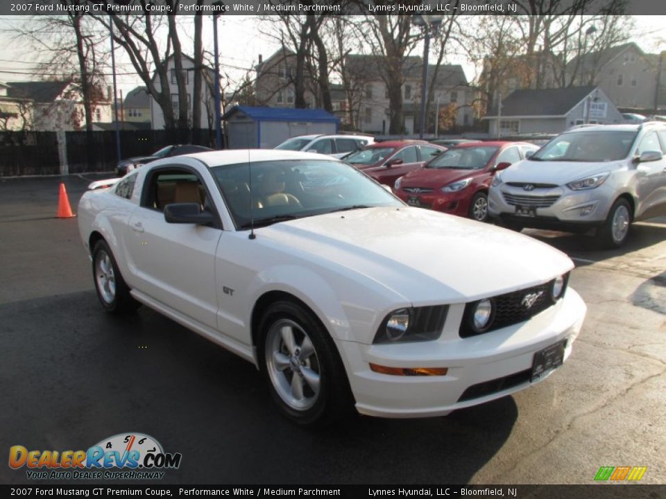 2007 Ford Mustang GT Premium Coupe Performance White / Medium Parchment Photo #1
