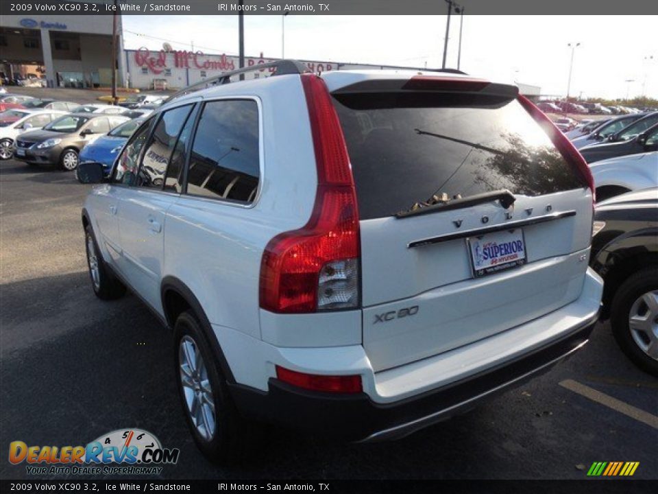 2009 Volvo XC90 3.2 Ice White / Sandstone Photo #8
