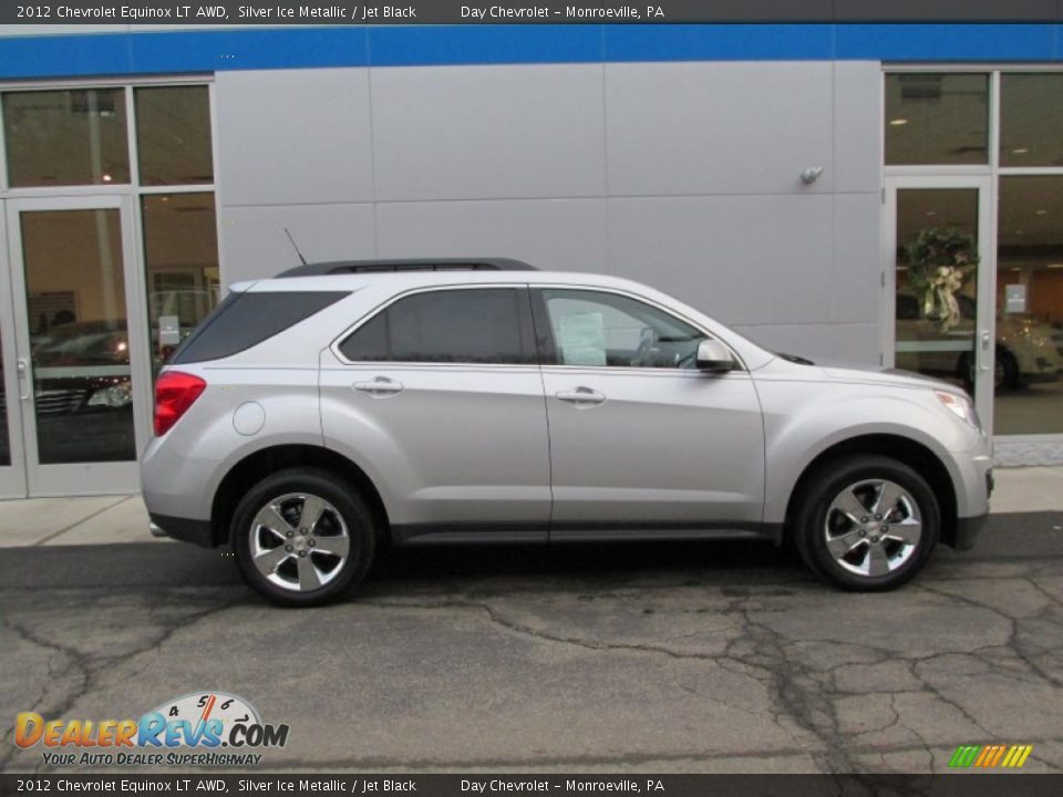 2012 Chevrolet Equinox LT AWD Silver Ice Metallic / Jet Black Photo #2
