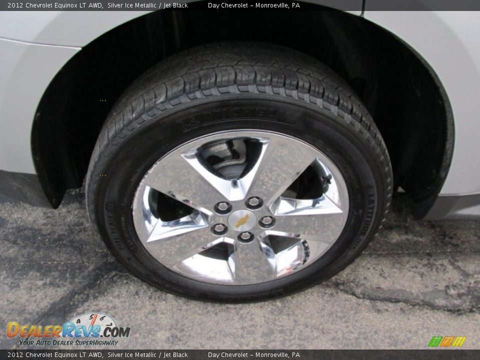 2012 Chevrolet Equinox LT AWD Silver Ice Metallic / Jet Black Photo #3