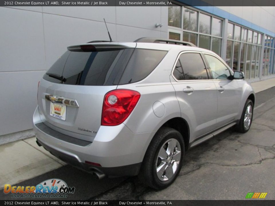 2012 Chevrolet Equinox LT AWD Silver Ice Metallic / Jet Black Photo #4