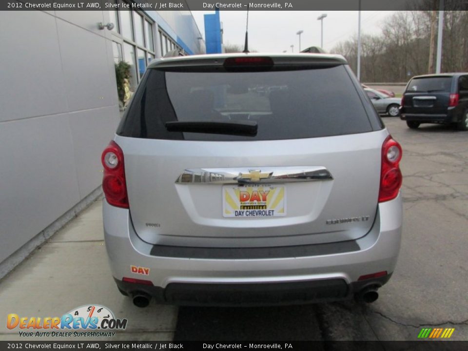 2012 Chevrolet Equinox LT AWD Silver Ice Metallic / Jet Black Photo #5