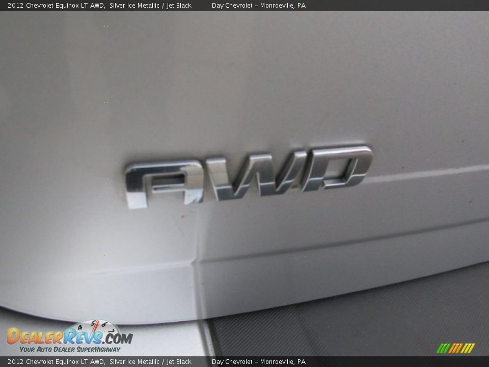 2012 Chevrolet Equinox LT AWD Silver Ice Metallic / Jet Black Photo #6