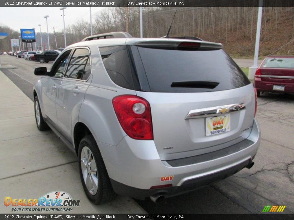 2012 Chevrolet Equinox LT AWD Silver Ice Metallic / Jet Black Photo #7