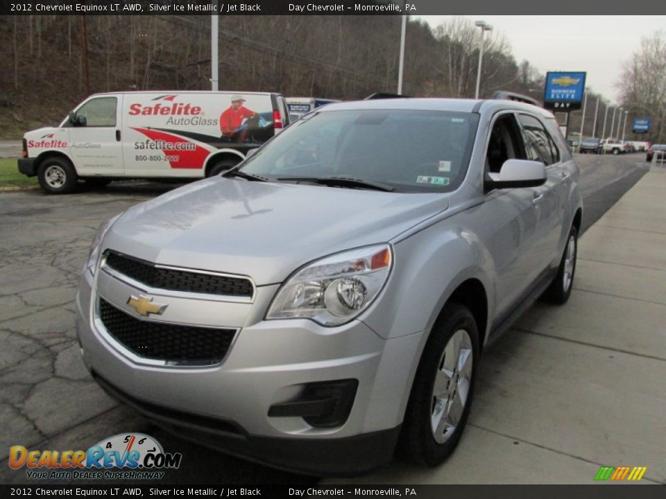 2012 Chevrolet Equinox LT AWD Silver Ice Metallic / Jet Black Photo #8