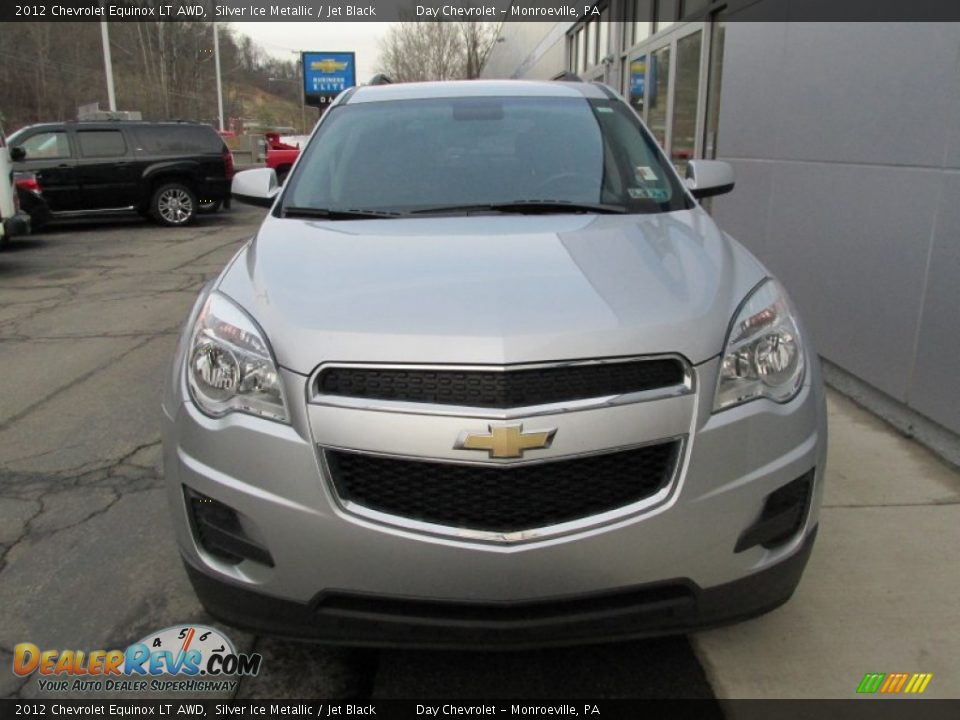 2012 Chevrolet Equinox LT AWD Silver Ice Metallic / Jet Black Photo #9
