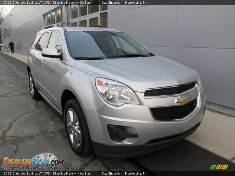 2012 Chevrolet Equinox LT AWD Silver Ice Metallic / Jet Black Photo #10