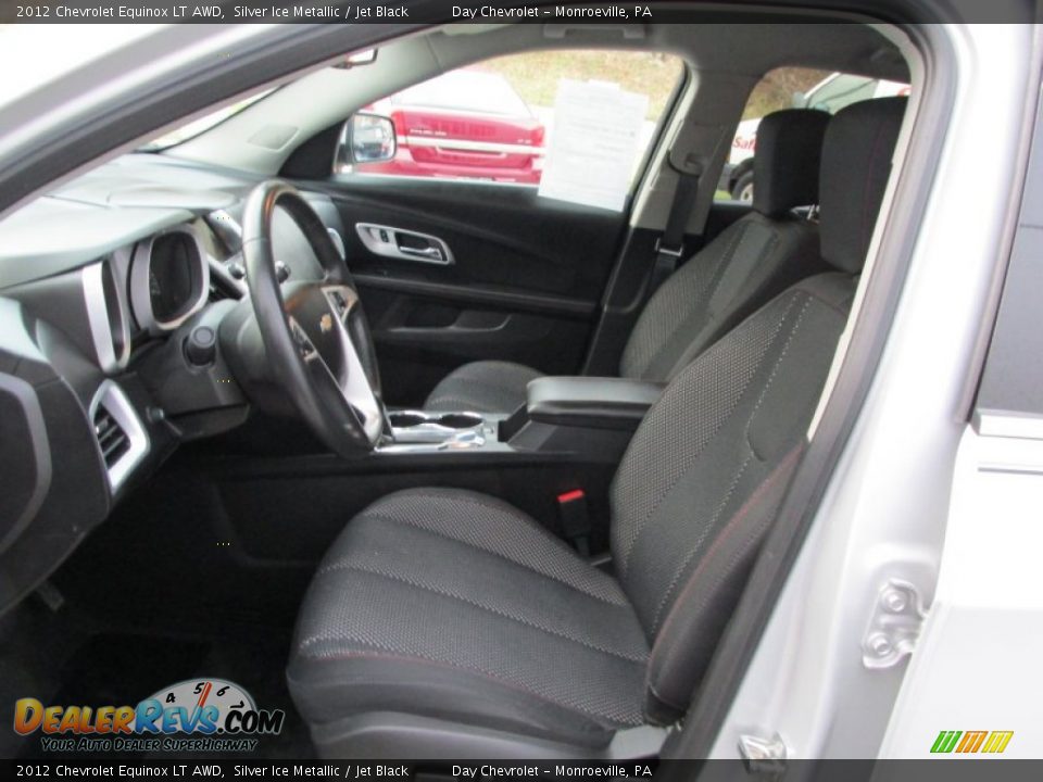 2012 Chevrolet Equinox LT AWD Silver Ice Metallic / Jet Black Photo #12