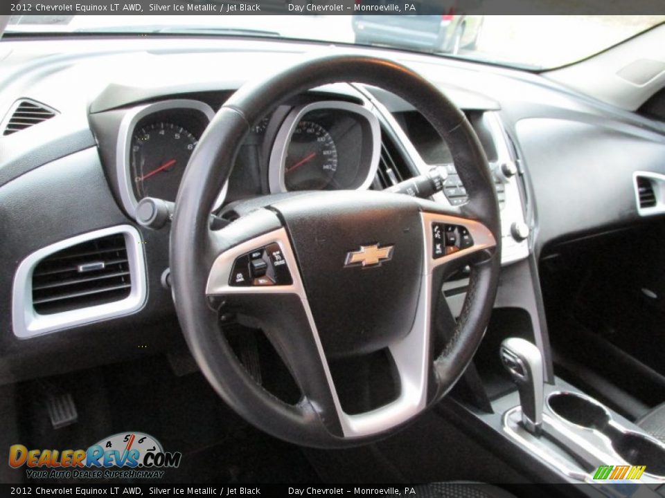 2012 Chevrolet Equinox LT AWD Silver Ice Metallic / Jet Black Photo #14