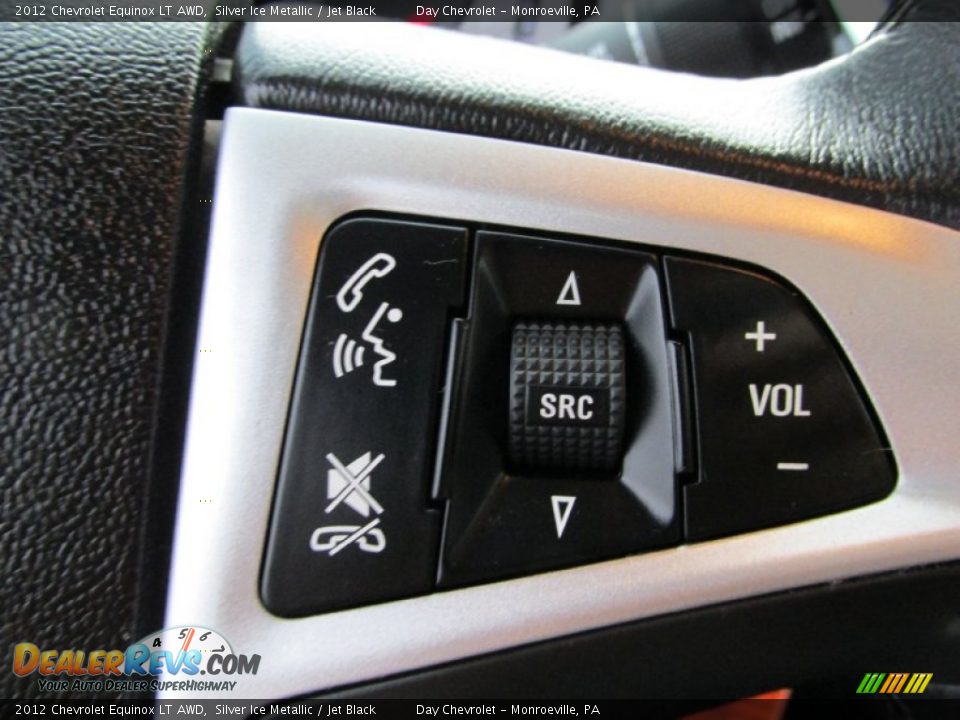 2012 Chevrolet Equinox LT AWD Silver Ice Metallic / Jet Black Photo #18