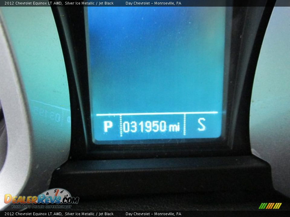 2012 Chevrolet Equinox LT AWD Silver Ice Metallic / Jet Black Photo #20
