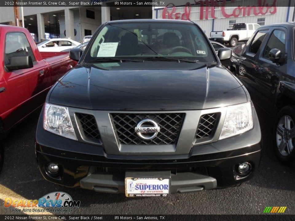 2012 Nissan Frontier SL Crew Cab Super Black / Steel Photo #2