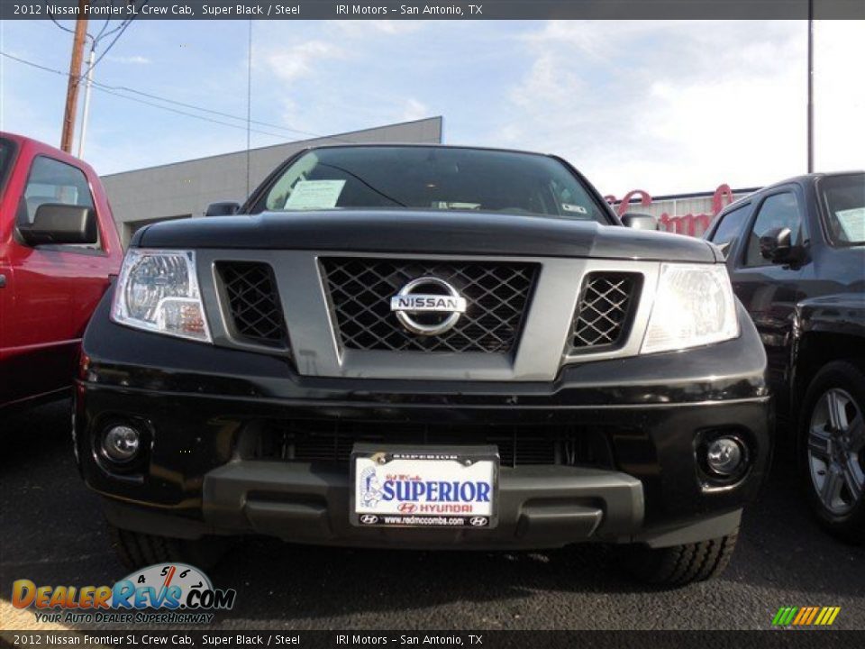 2012 Nissan Frontier SL Crew Cab Super Black / Steel Photo #3