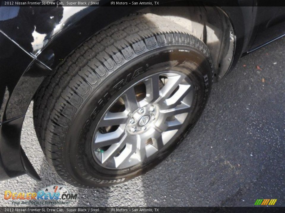 2012 Nissan Frontier SL Crew Cab Super Black / Steel Photo #5