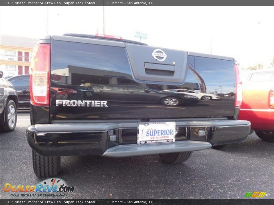 2012 Nissan Frontier SL Crew Cab Super Black / Steel Photo #8