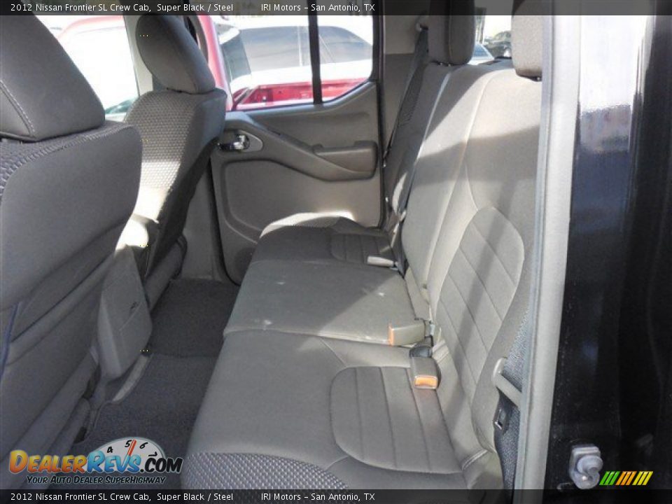 2012 Nissan Frontier SL Crew Cab Super Black / Steel Photo #14