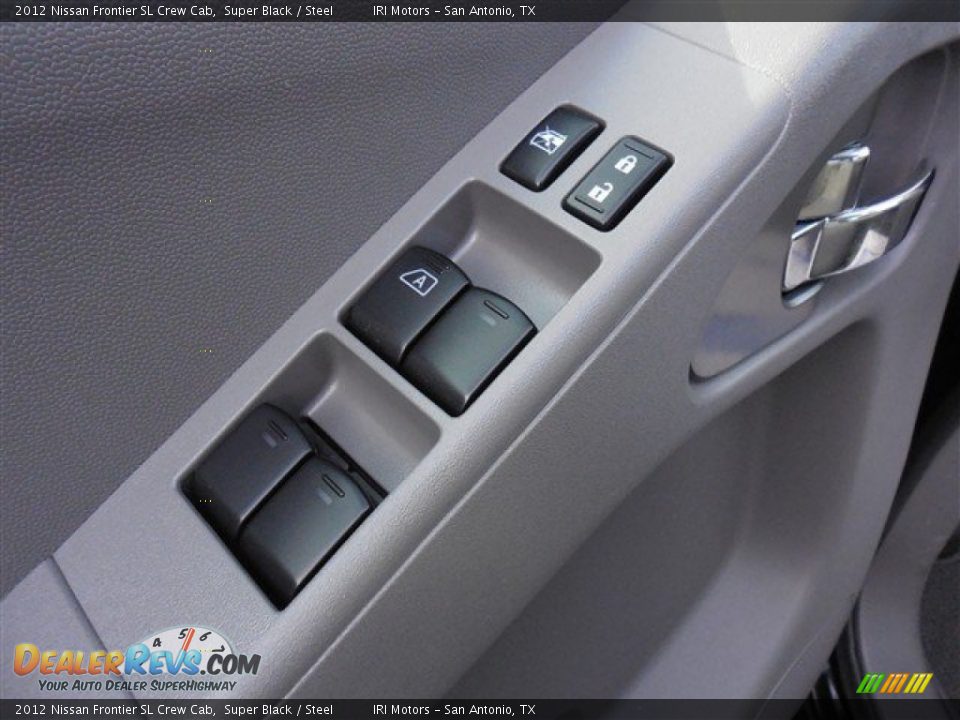 2012 Nissan Frontier SL Crew Cab Super Black / Steel Photo #16