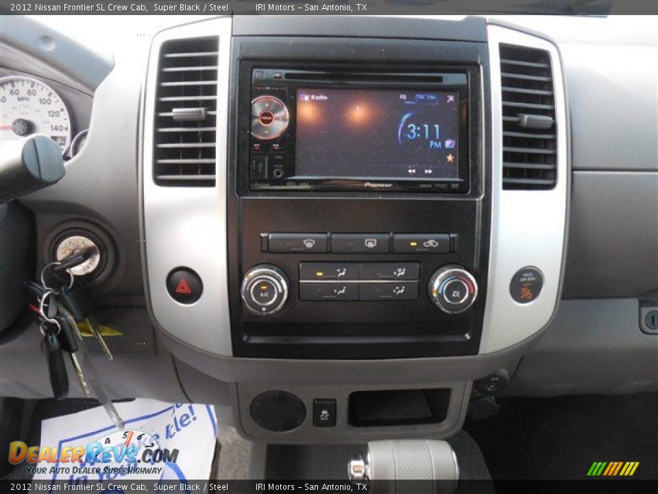 2012 Nissan Frontier SL Crew Cab Super Black / Steel Photo #18