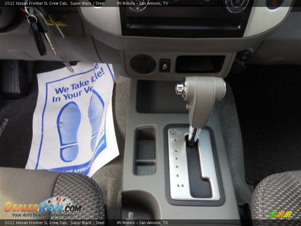2012 Nissan Frontier SL Crew Cab Super Black / Steel Photo #19