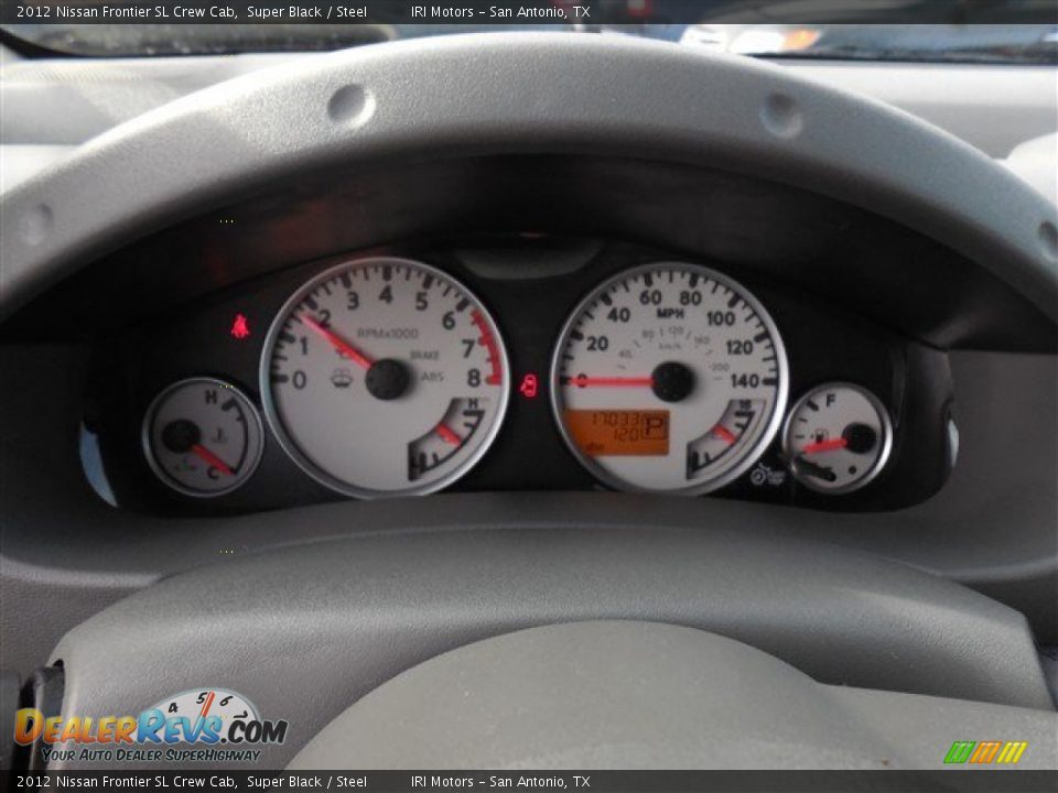 2012 Nissan Frontier SL Crew Cab Super Black / Steel Photo #20
