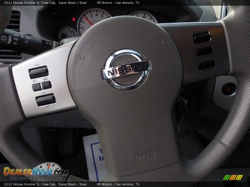 2012 Nissan Frontier SL Crew Cab Super Black / Steel Photo #21