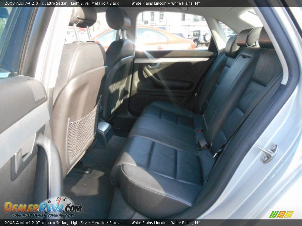 2008 Audi A4 2.0T quattro Sedan Light Silver Metallic / Black Photo #8