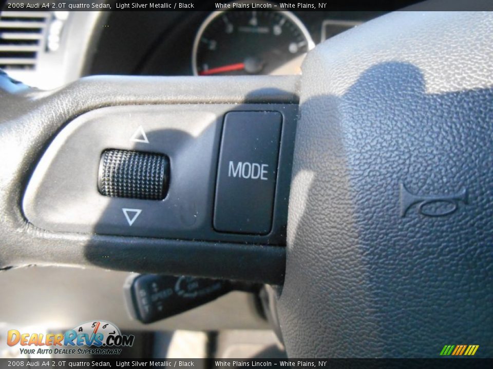 2008 Audi A4 2.0T quattro Sedan Light Silver Metallic / Black Photo #18