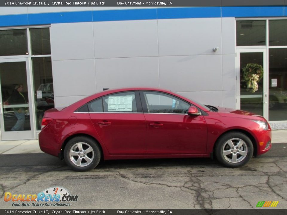 2014 Chevrolet Cruze LT Crystal Red Tintcoat / Jet Black Photo #2