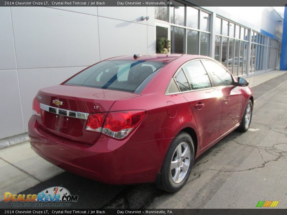 2014 Chevrolet Cruze LT Crystal Red Tintcoat / Jet Black Photo #4