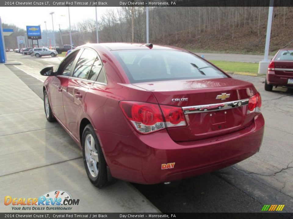 2014 Chevrolet Cruze LT Crystal Red Tintcoat / Jet Black Photo #6