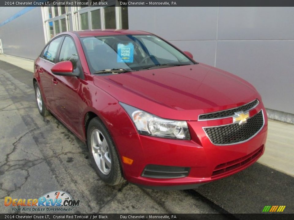 2014 Chevrolet Cruze LT Crystal Red Tintcoat / Jet Black Photo #9