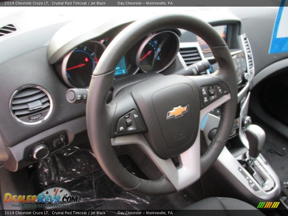 2014 Chevrolet Cruze LT Crystal Red Tintcoat / Jet Black Photo #13