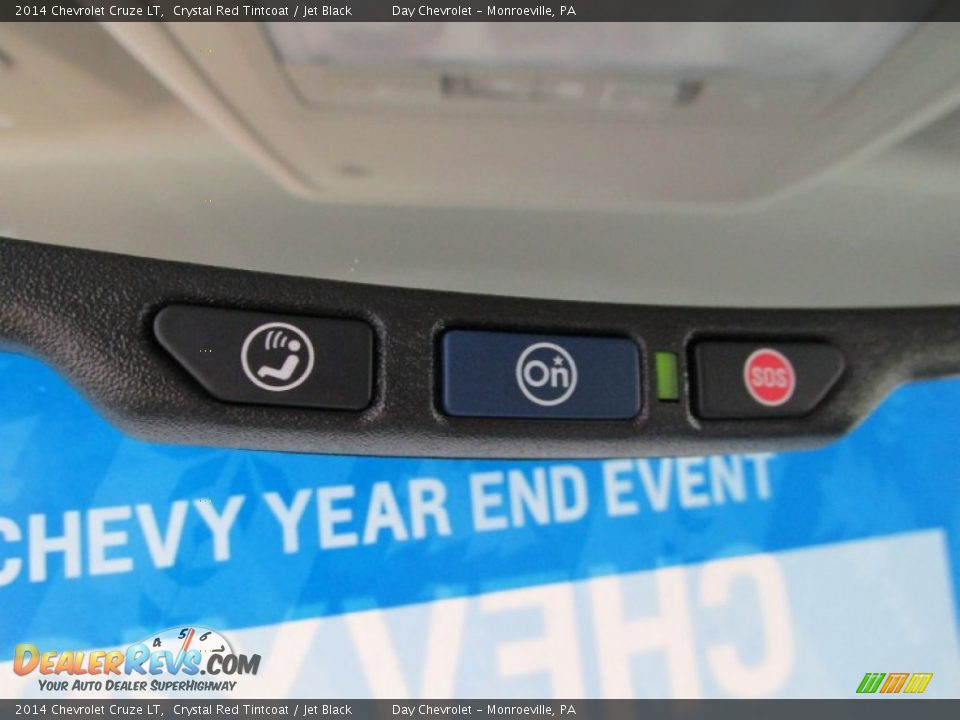 2014 Chevrolet Cruze LT Crystal Red Tintcoat / Jet Black Photo #16