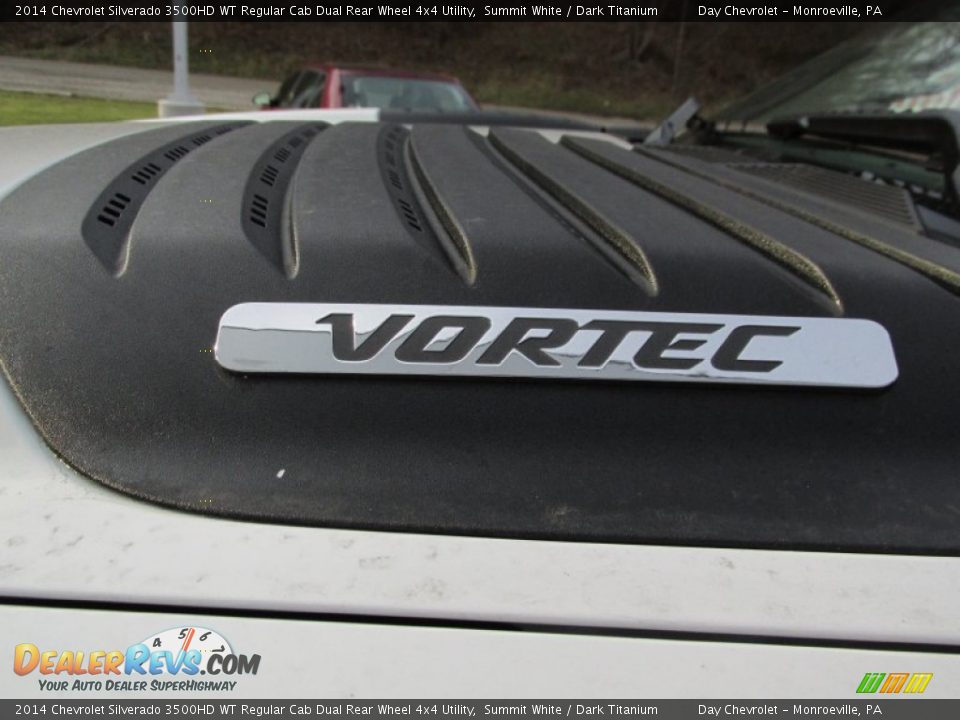 2014 Chevrolet Silverado 3500HD WT Regular Cab Dual Rear Wheel 4x4 Utility Summit White / Dark Titanium Photo #8
