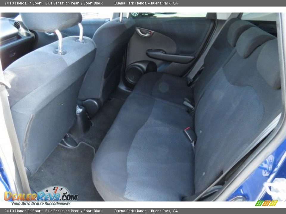 2010 Honda Fit Sport Blue Sensation Pearl / Sport Black Photo #5