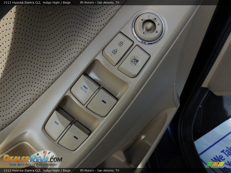2013 Hyundai Elantra GLS Indigo Night / Beige Photo #19