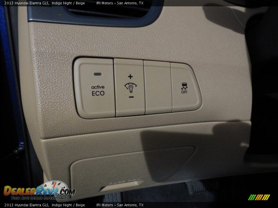 2013 Hyundai Elantra GLS Indigo Night / Beige Photo #20